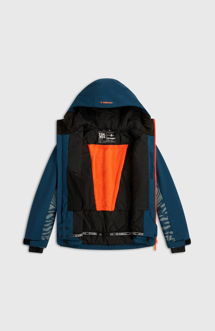 Veste de ski FWC'Cruz Duo | Blue Swirl Zebra