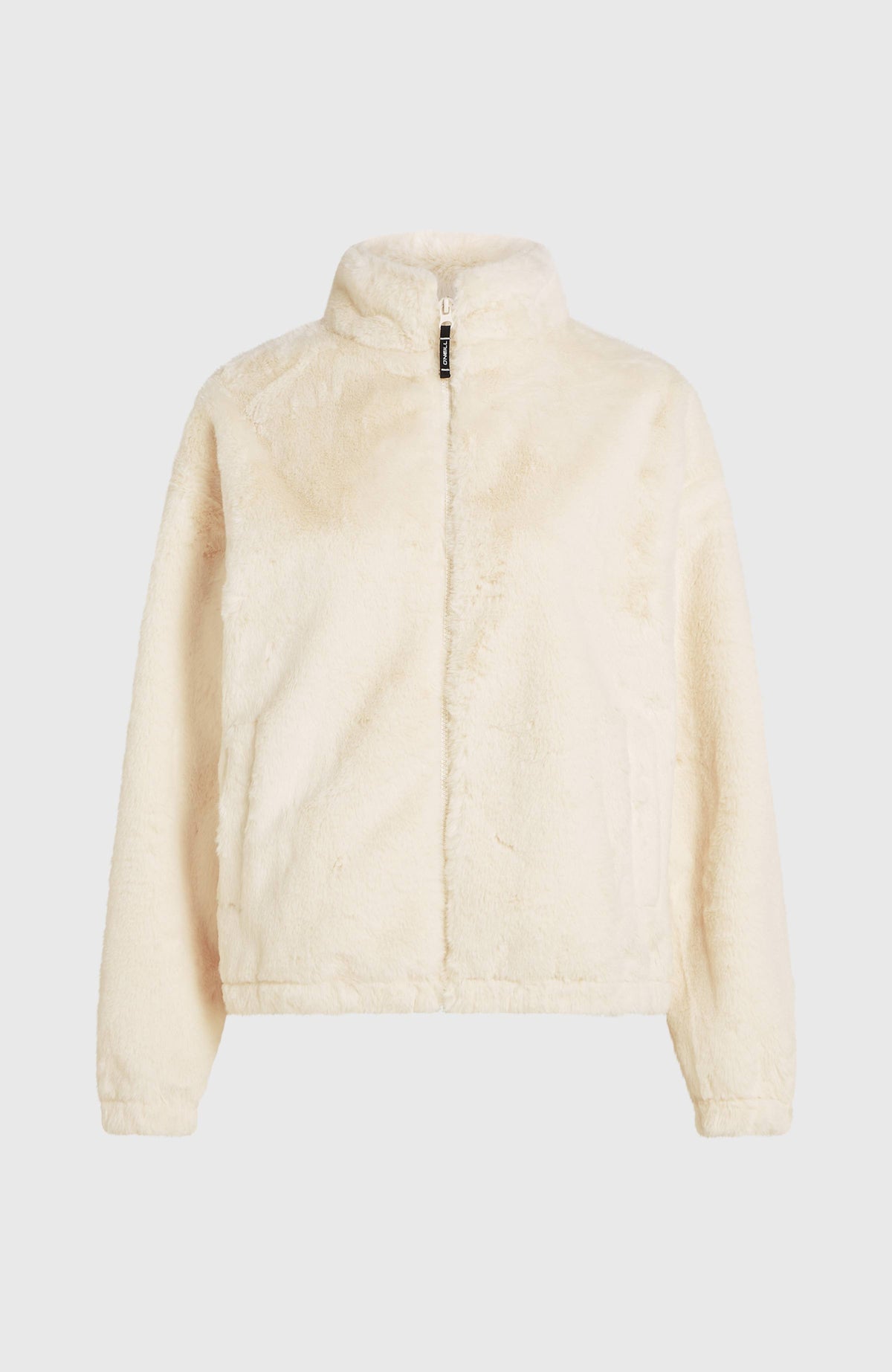 Veste en fausse fourrure à zip intégral O'Neill Must-Have | Linen White