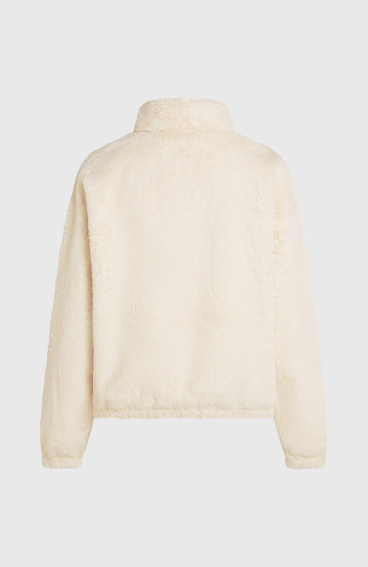 Veste en fausse fourrure à zip intégral O'Neill Must-Have | Linen White
