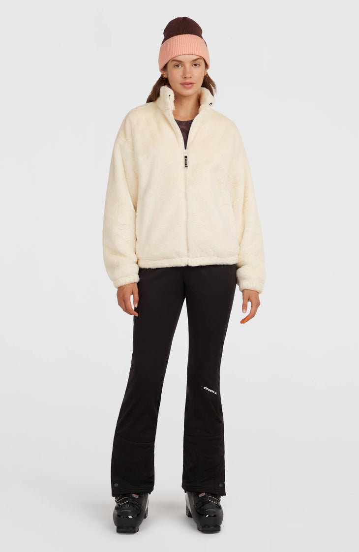 Veste en fausse fourrure à zip intégral O'Neill Must-Have | Linen White