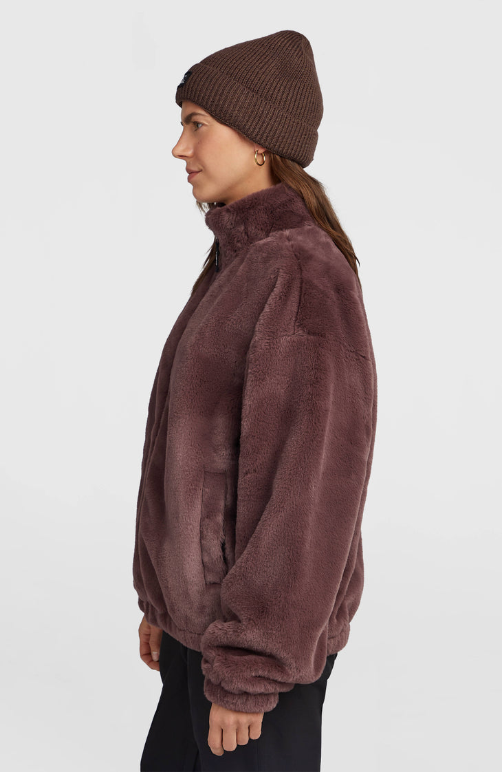 Veste en fausse fourrure à zip intégral O'Neill Must-Have | Purple Gray