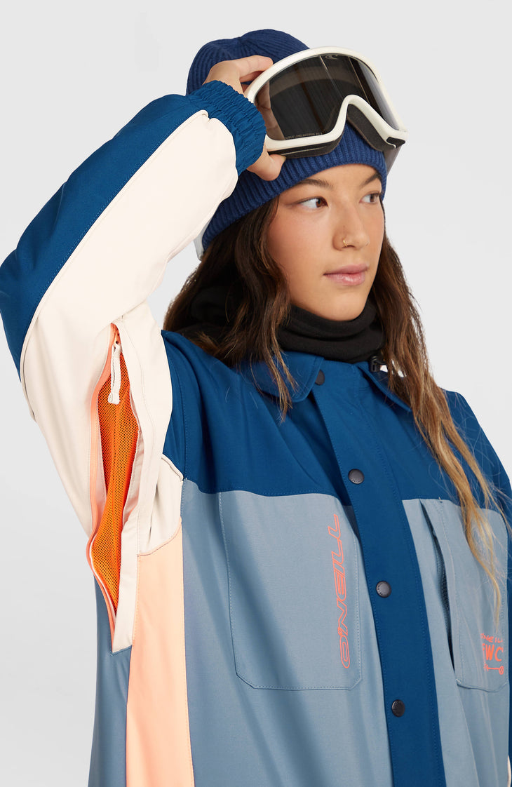 Veste-chemise de ski FWC'Play | Regal Blue Colour Block
