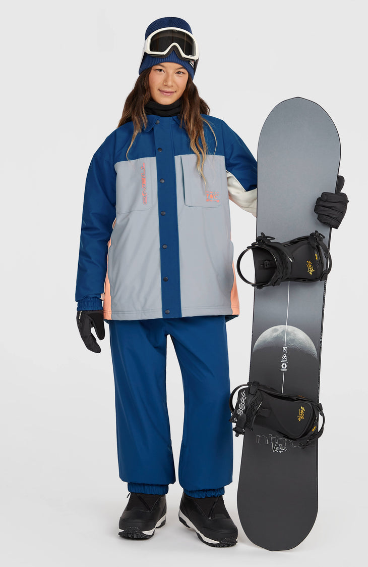 Veste-chemise de ski FWC'Play | Regal Blue Colour Block