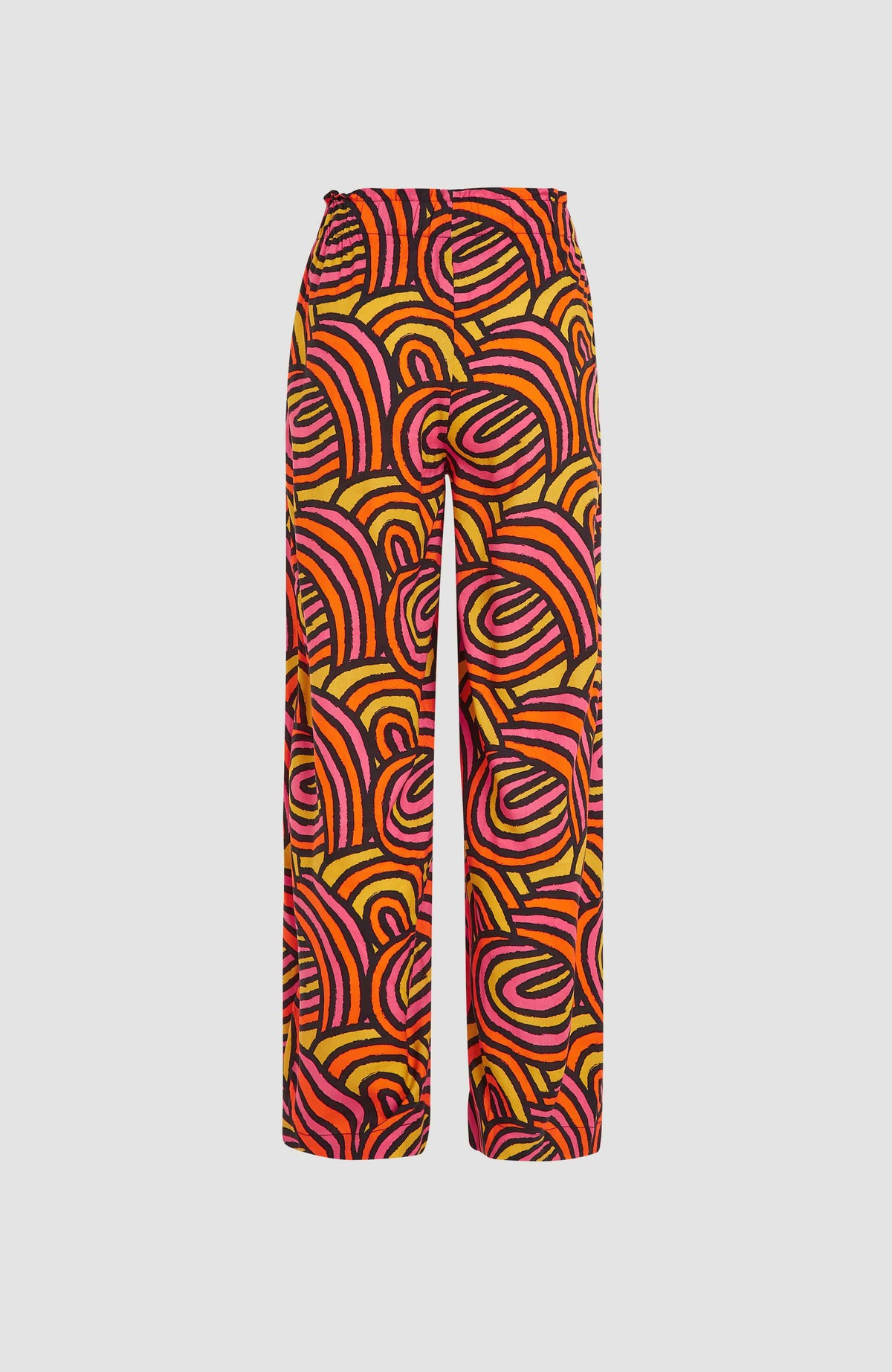 Pantalon Malia Beach | Orange Rainbow Stripe
