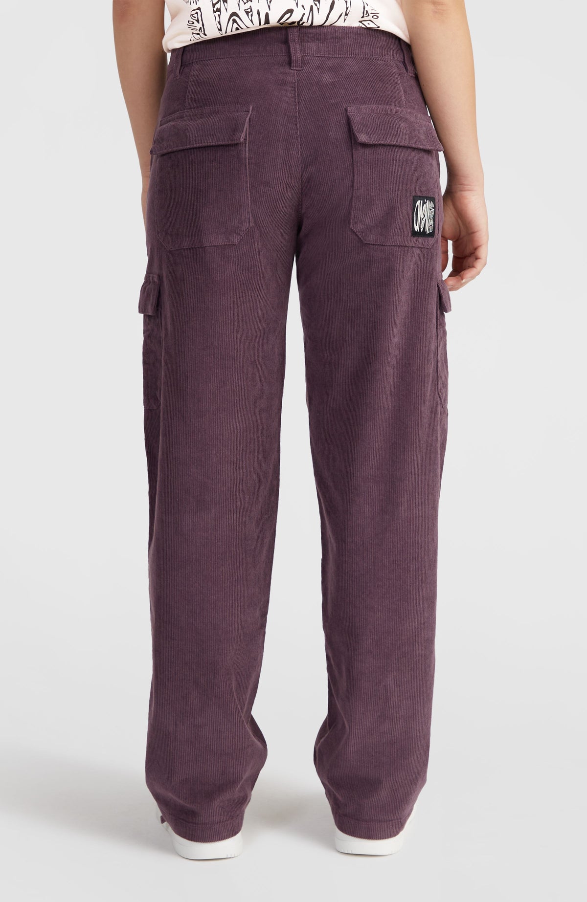 Pantalon cargo en velours côtelé Surf Heroes | Mauve Miracle