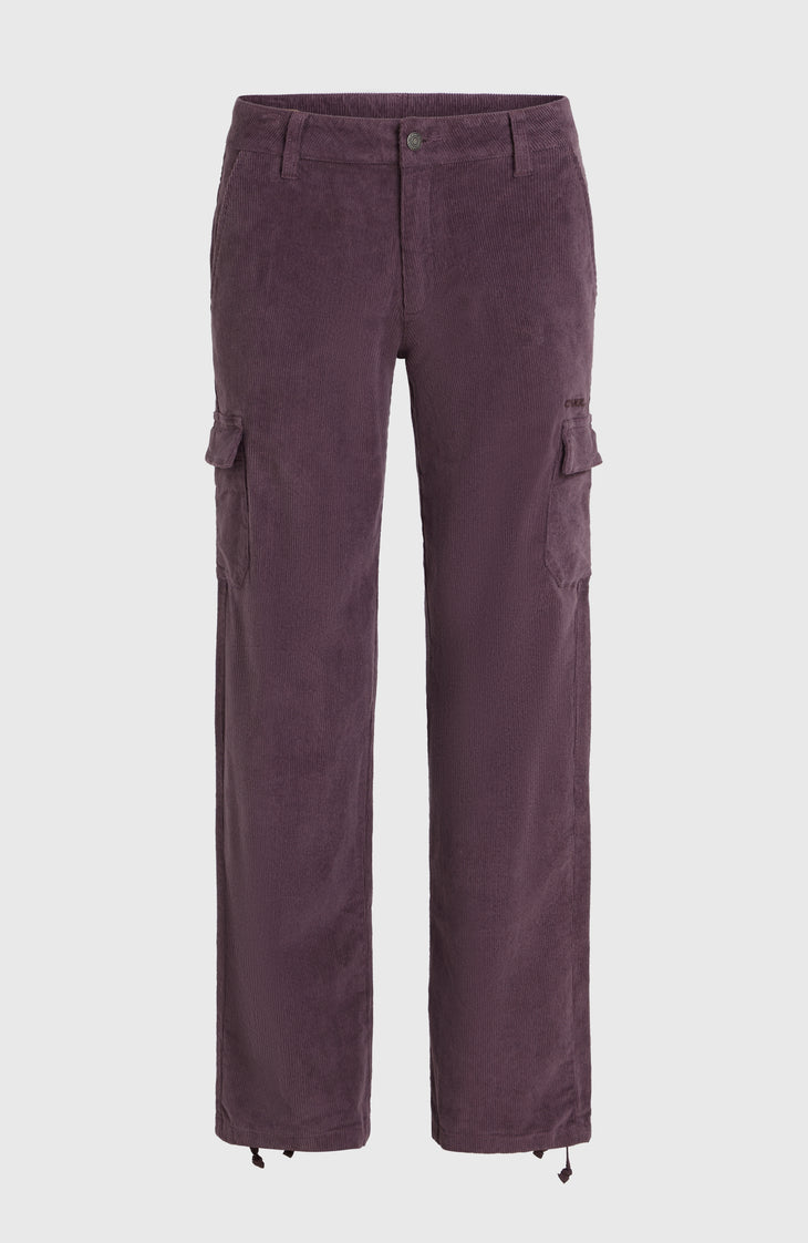 Pantalon cargo en velours côtelé Surf Heroes | Mauve Miracle