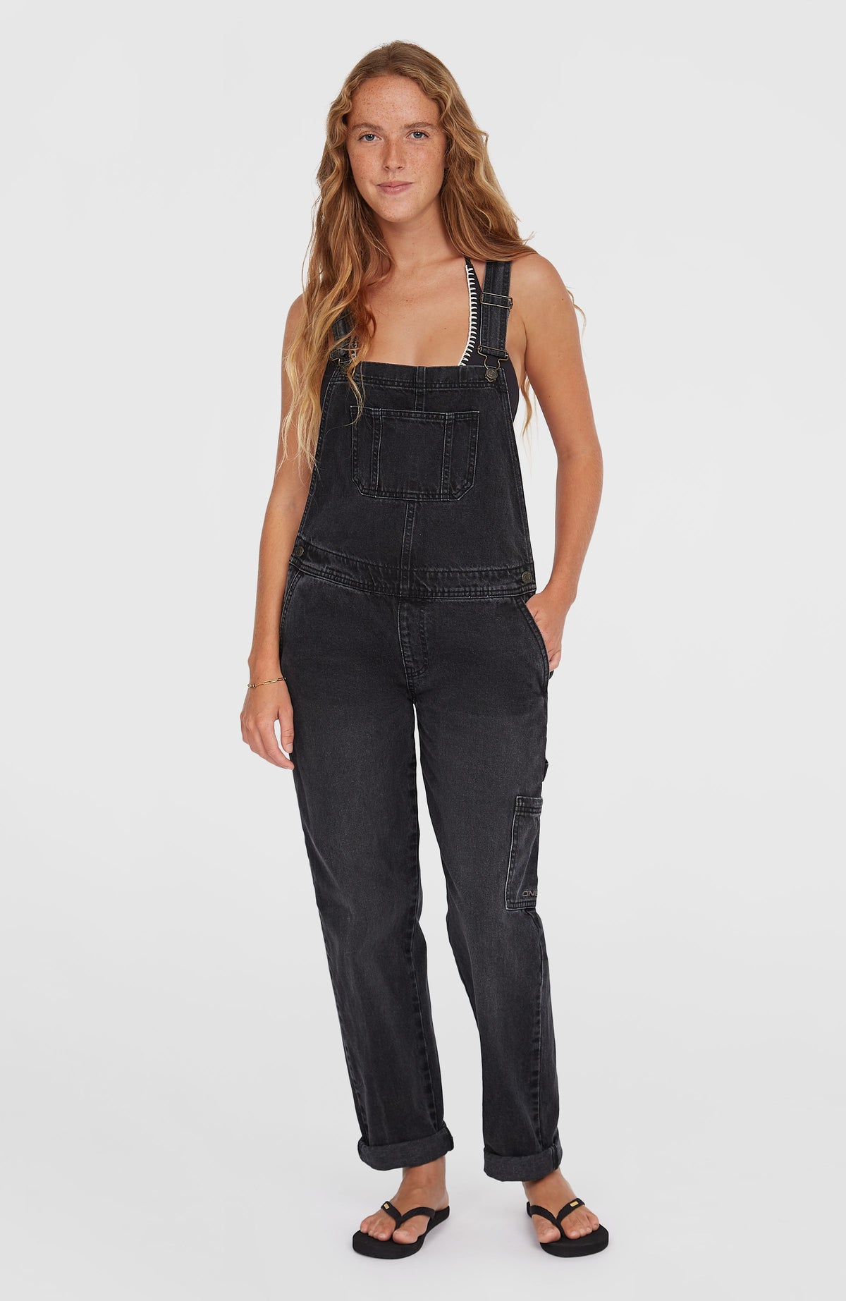 Salopette en sergé Essentials | Black Out