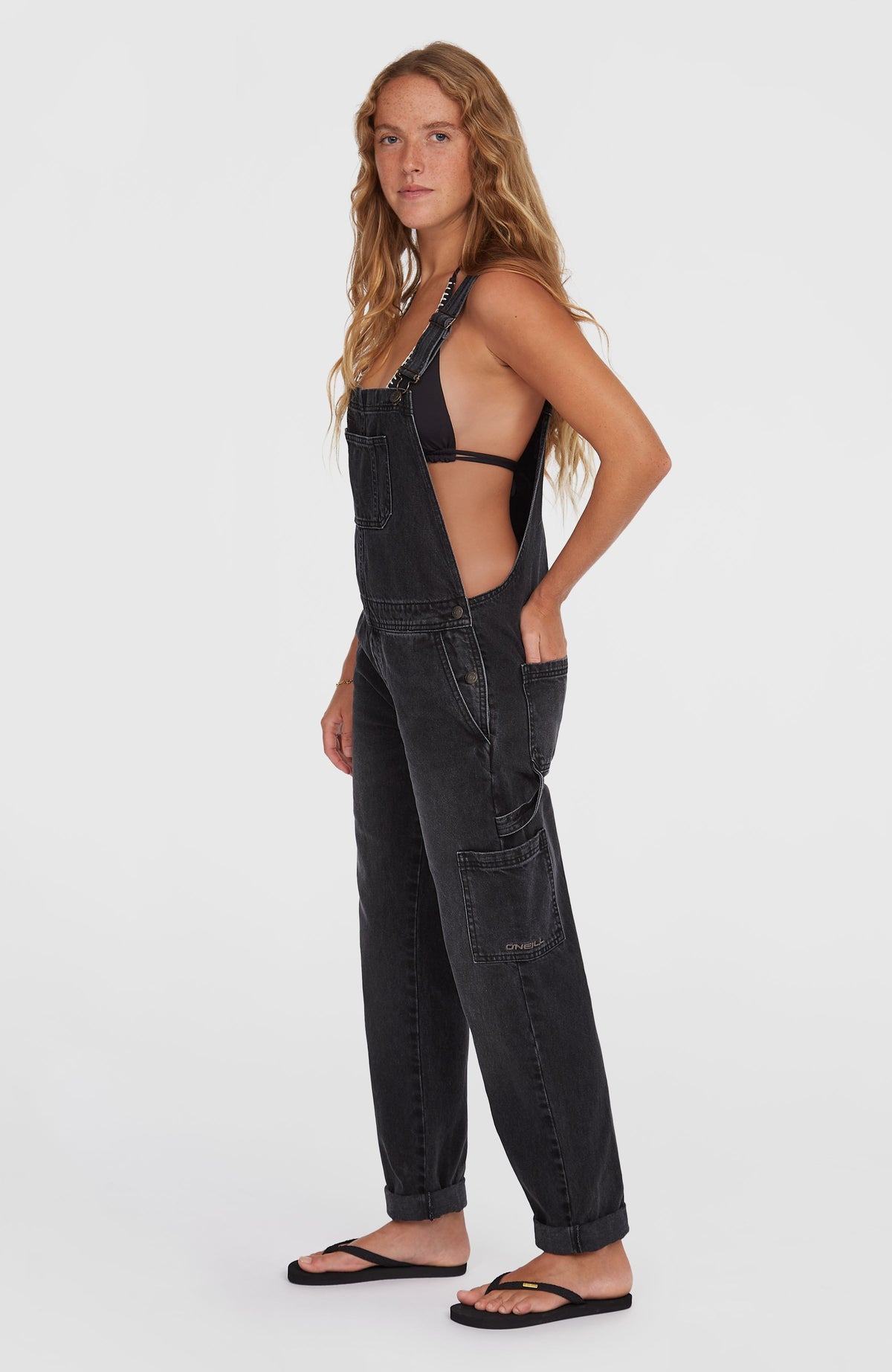 Salopette en sergé Essentials | Black Out