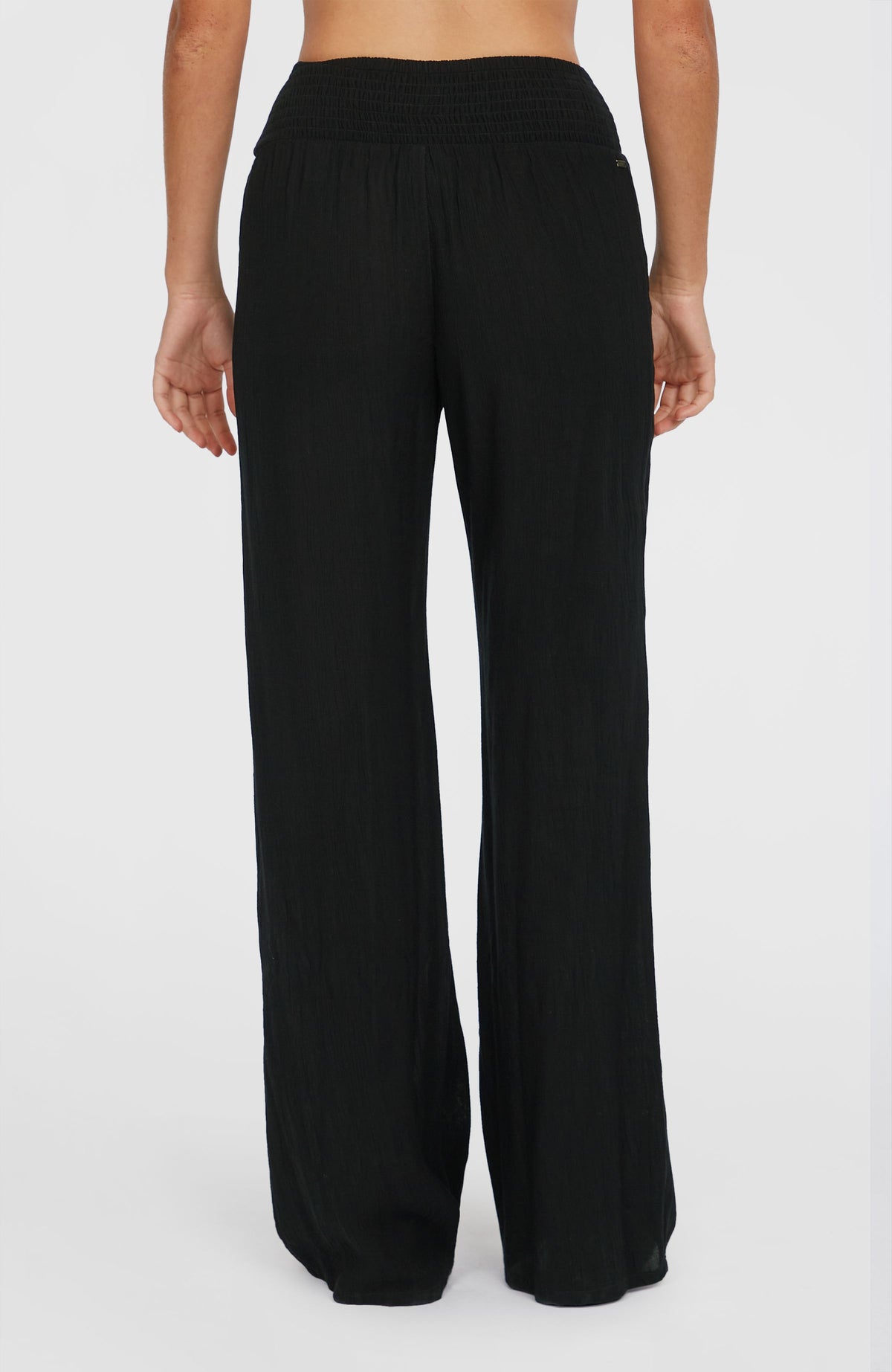 Pantalon Johnny Smocked Waist | Black Out