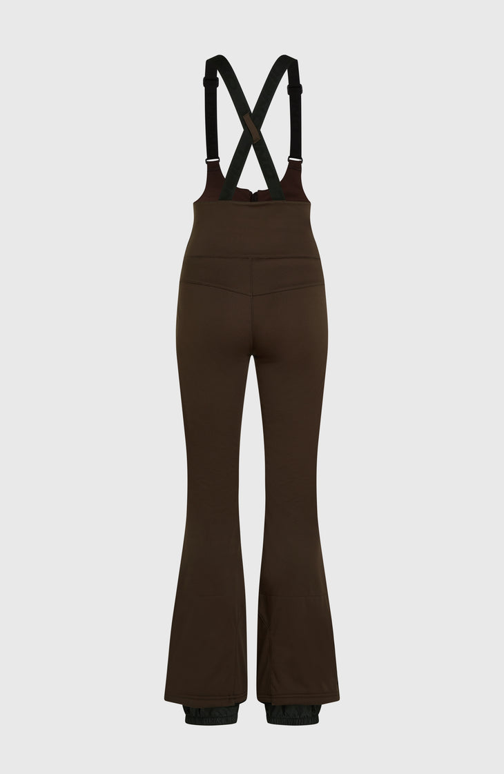 Pantalon de ski à bretelles Softshell FWC'Cruz | Coffee Bean