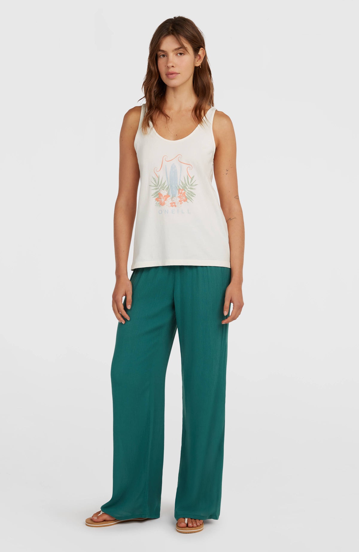 Pantalon Johnny Smocked Waist | Botanical Heat