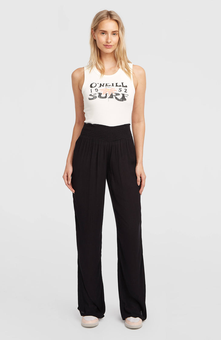 Pantalon Johnny Smocked Waist | Black Out