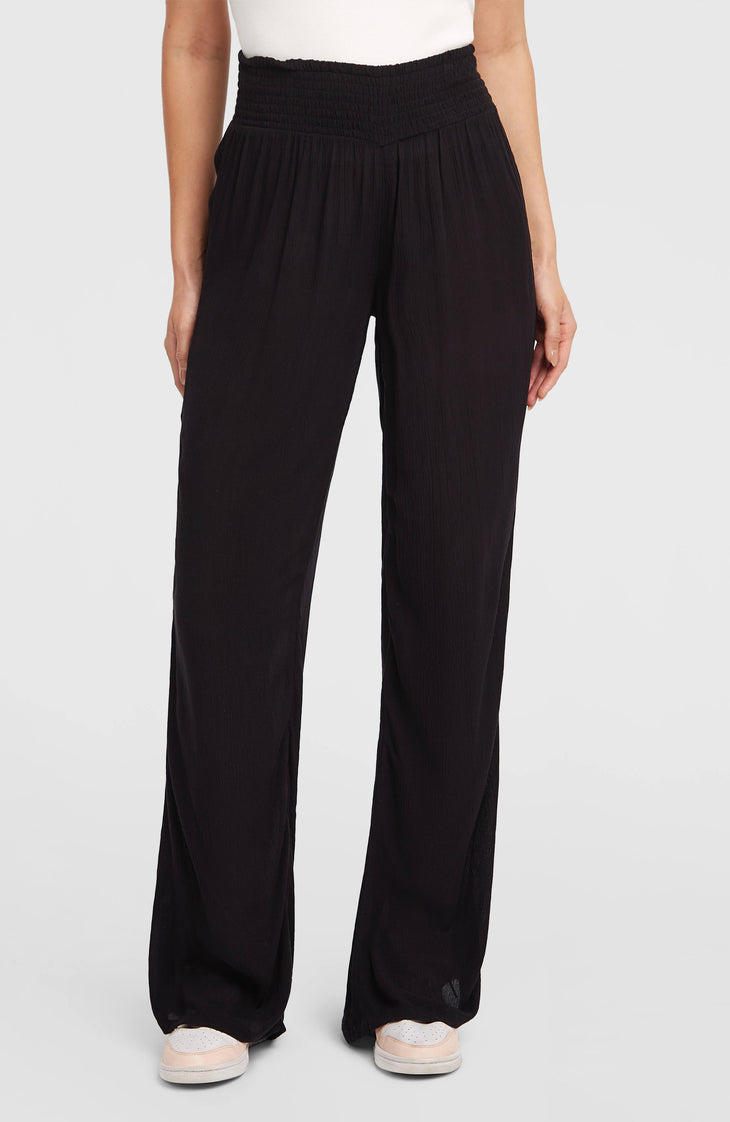 Pantalon Johnny Smocked Waist | Black Out