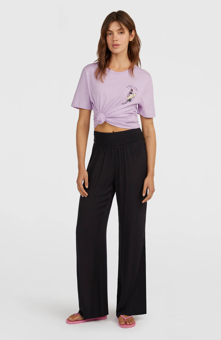Pantalon Johnny Smocked Waist | Black Out