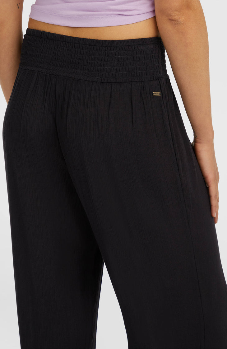 Pantalon Johnny Smocked Waist | Black Out