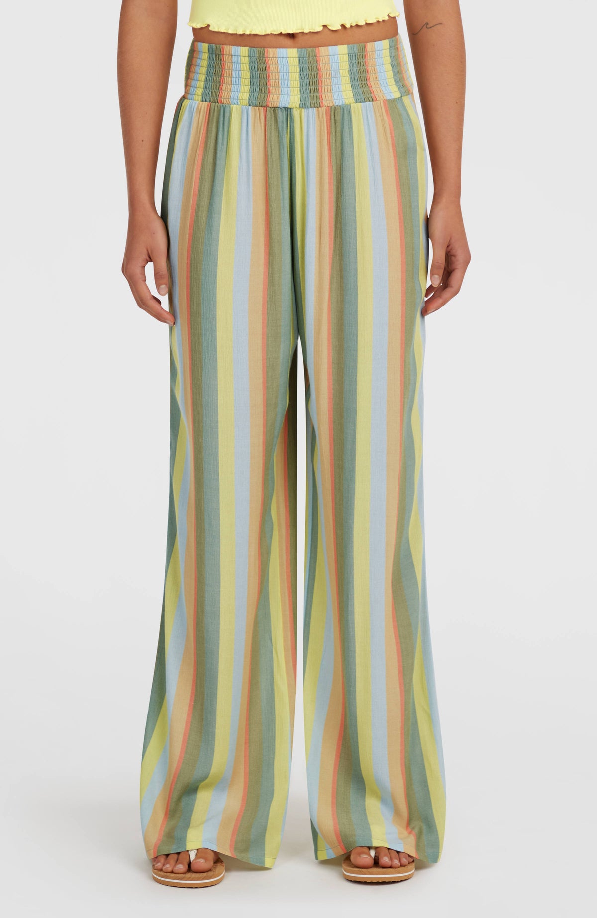 Pantalon Johnny Smocked Waist | Multi Must Haves Stripe