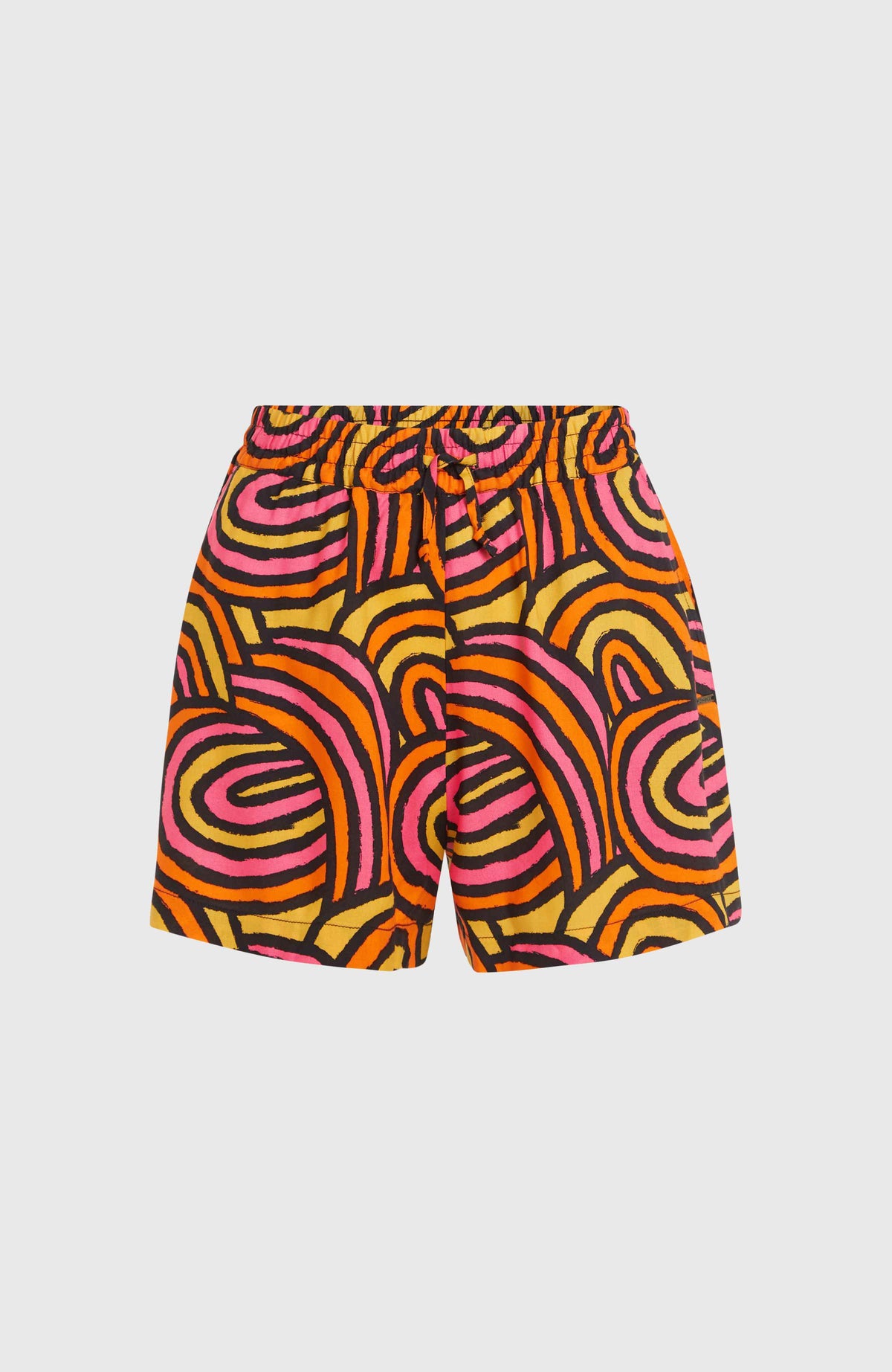 Short Amiri Beach | Orange Rainbow Stripe