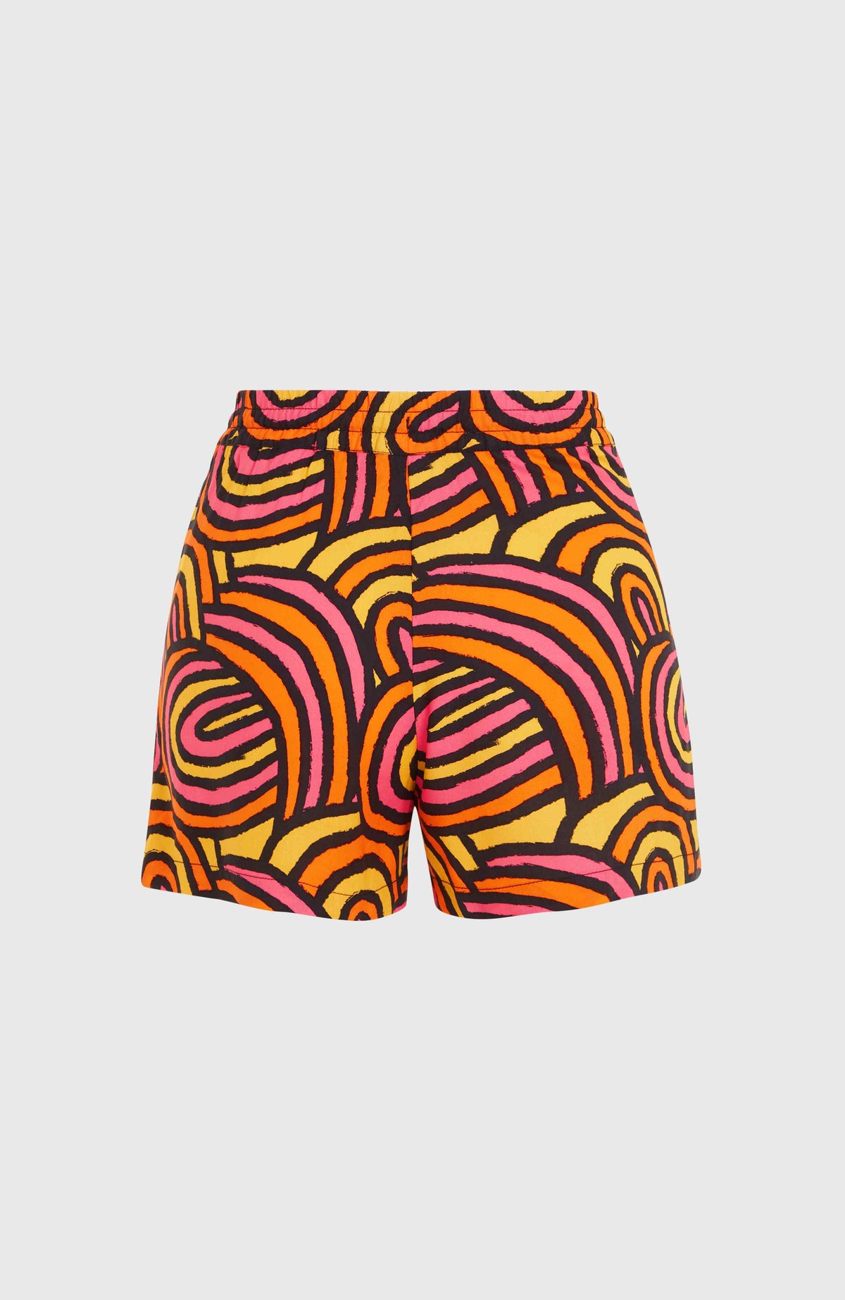 Short Amiri Beach | Orange Rainbow Stripe