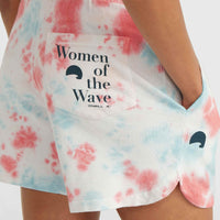 Short de survêtement Women of the Wave | Pink Ice Cube Tie Dye