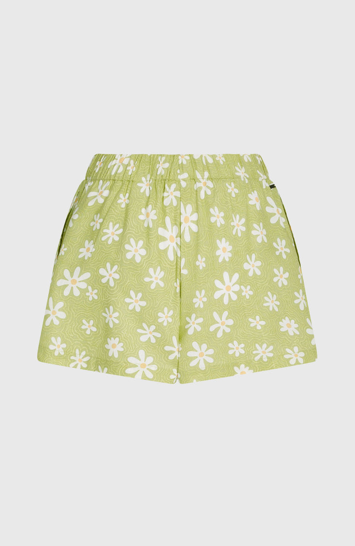 Short Beach Vintage | Green Daisyline