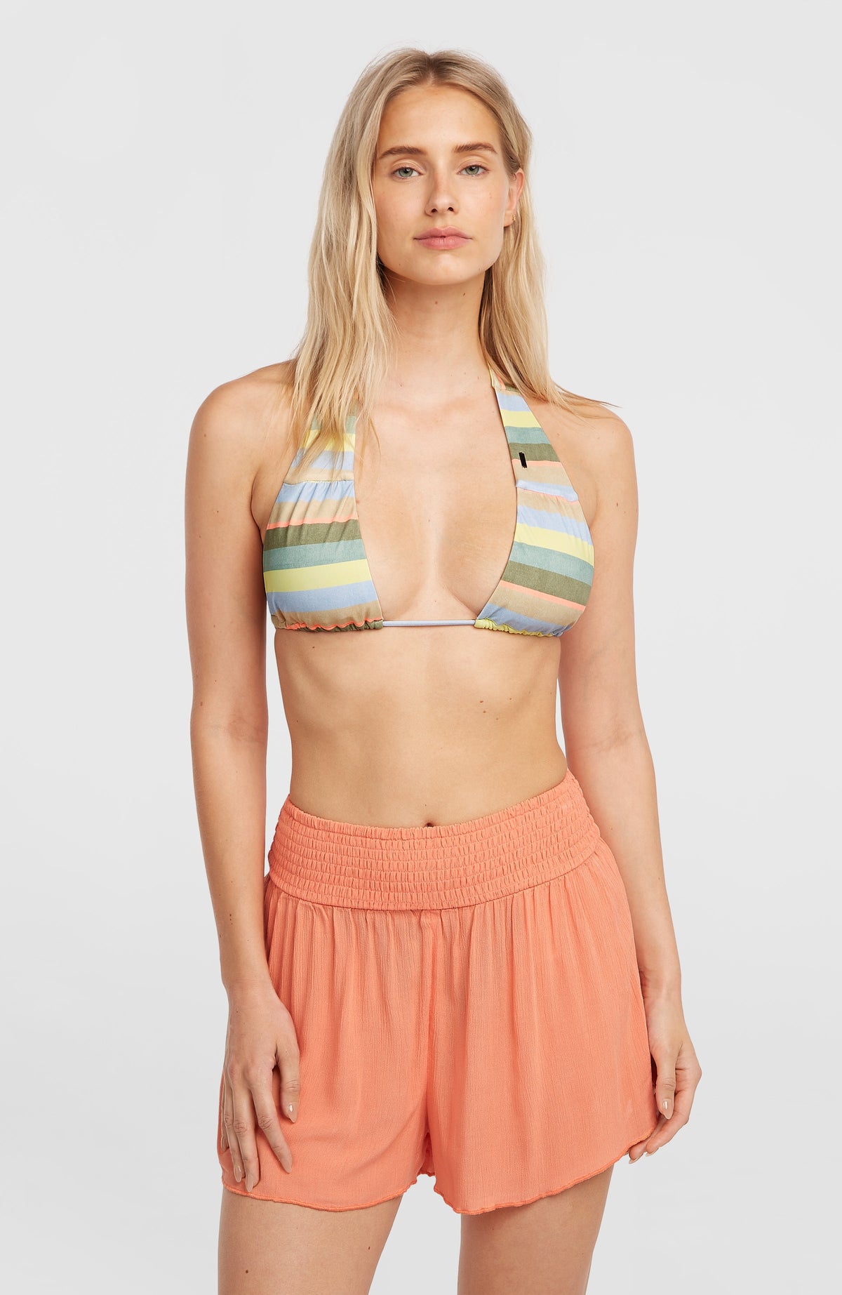 Short Johnny Smocked Waist | Funky Peach