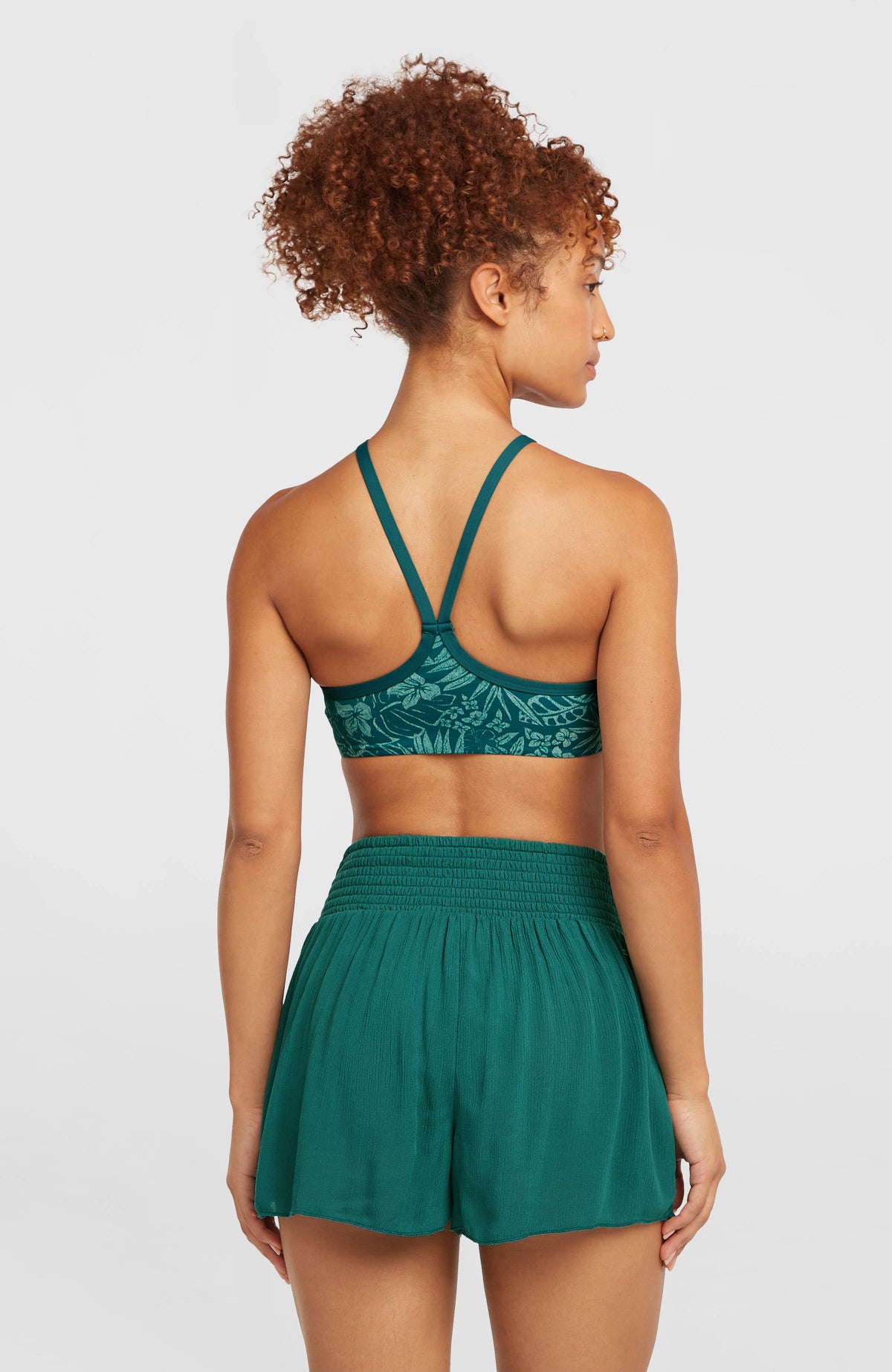 Short Johnny Smocked Waist | Botanical Heat