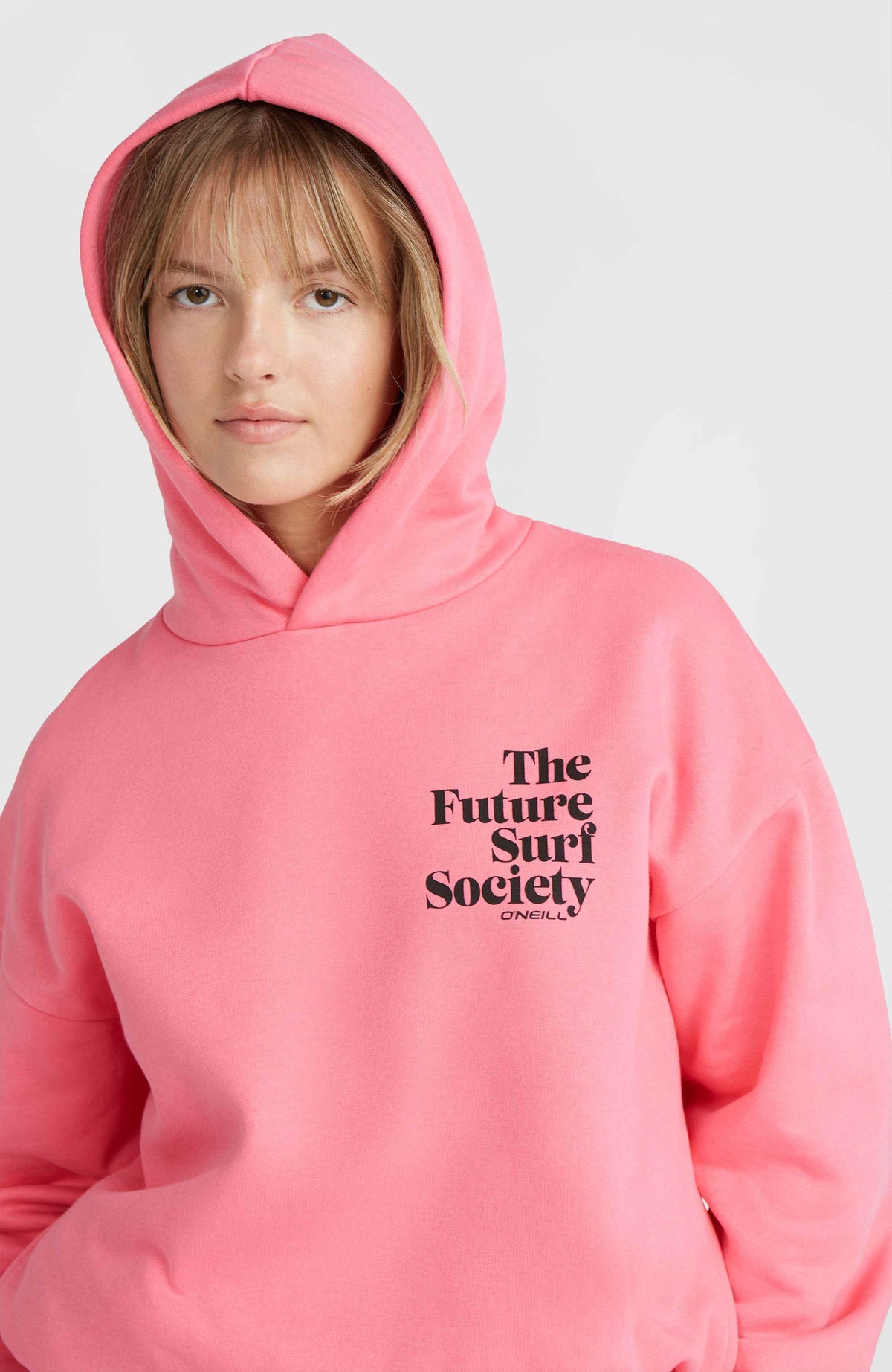 Sweat à capuche Future Surf Society | Perfectly Pink