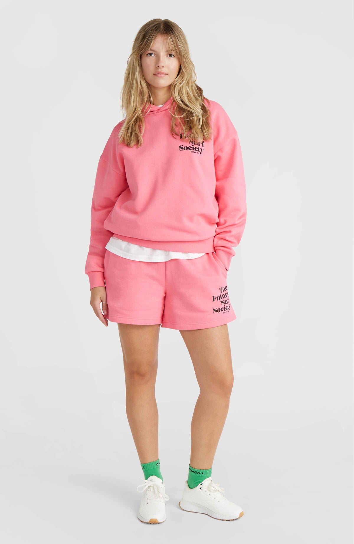 Sweat à capuche Future Surf Society | Perfectly Pink