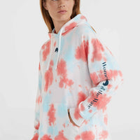 Sweat à capuche Women of the Wave | Pink Ice Cube Tie Dye