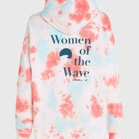 Sweat à capuche Women of the Wave | Pink Ice Cube Tie Dye