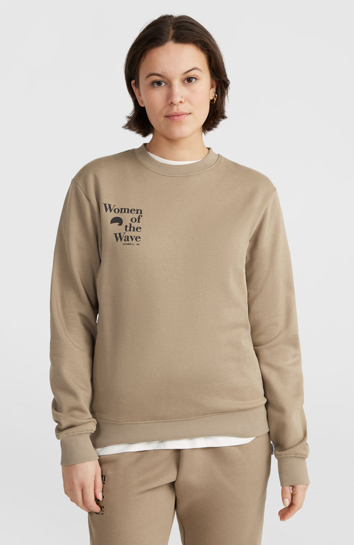 Sweatshirt à col rond Women of the Wave | Concrete