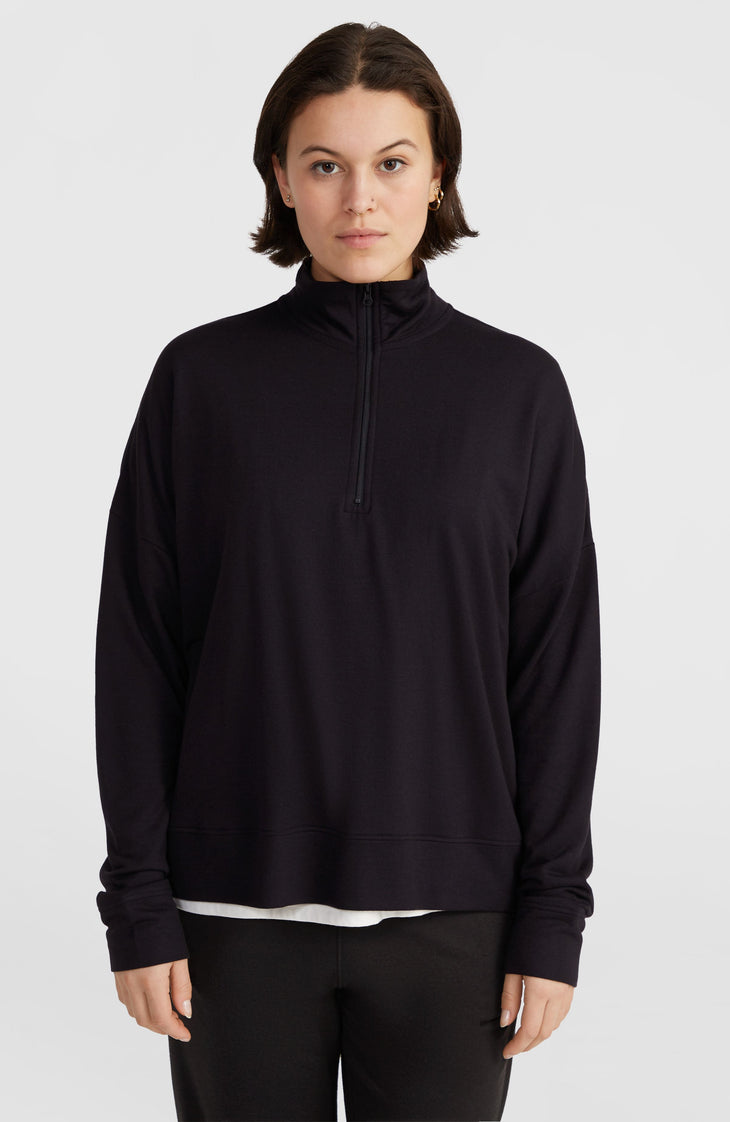 Sweatshirt à col demi-zip | Black Out