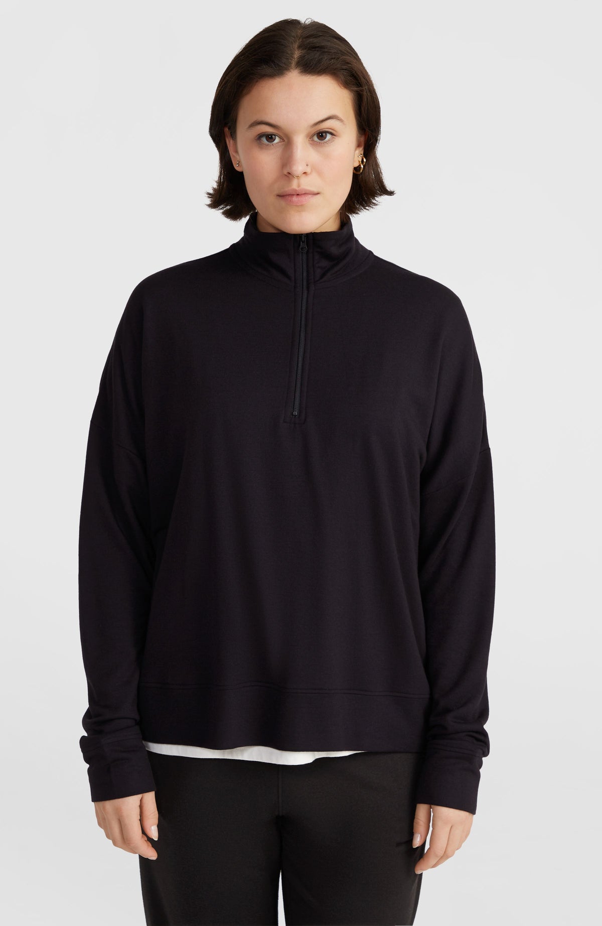 Sweatshirt à col demi-zip | Black Out