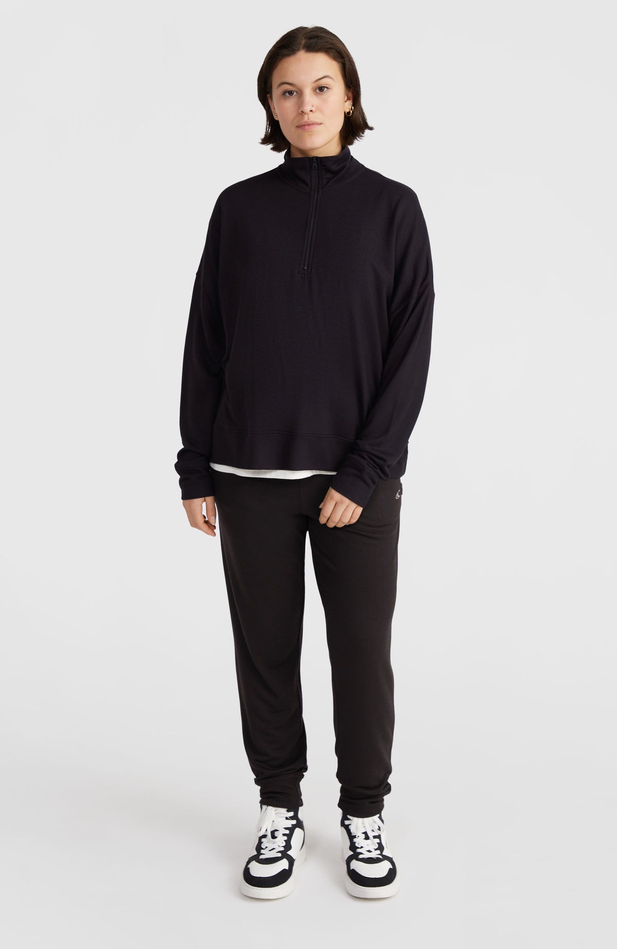 Sweatshirt à col demi-zip | Black Out
