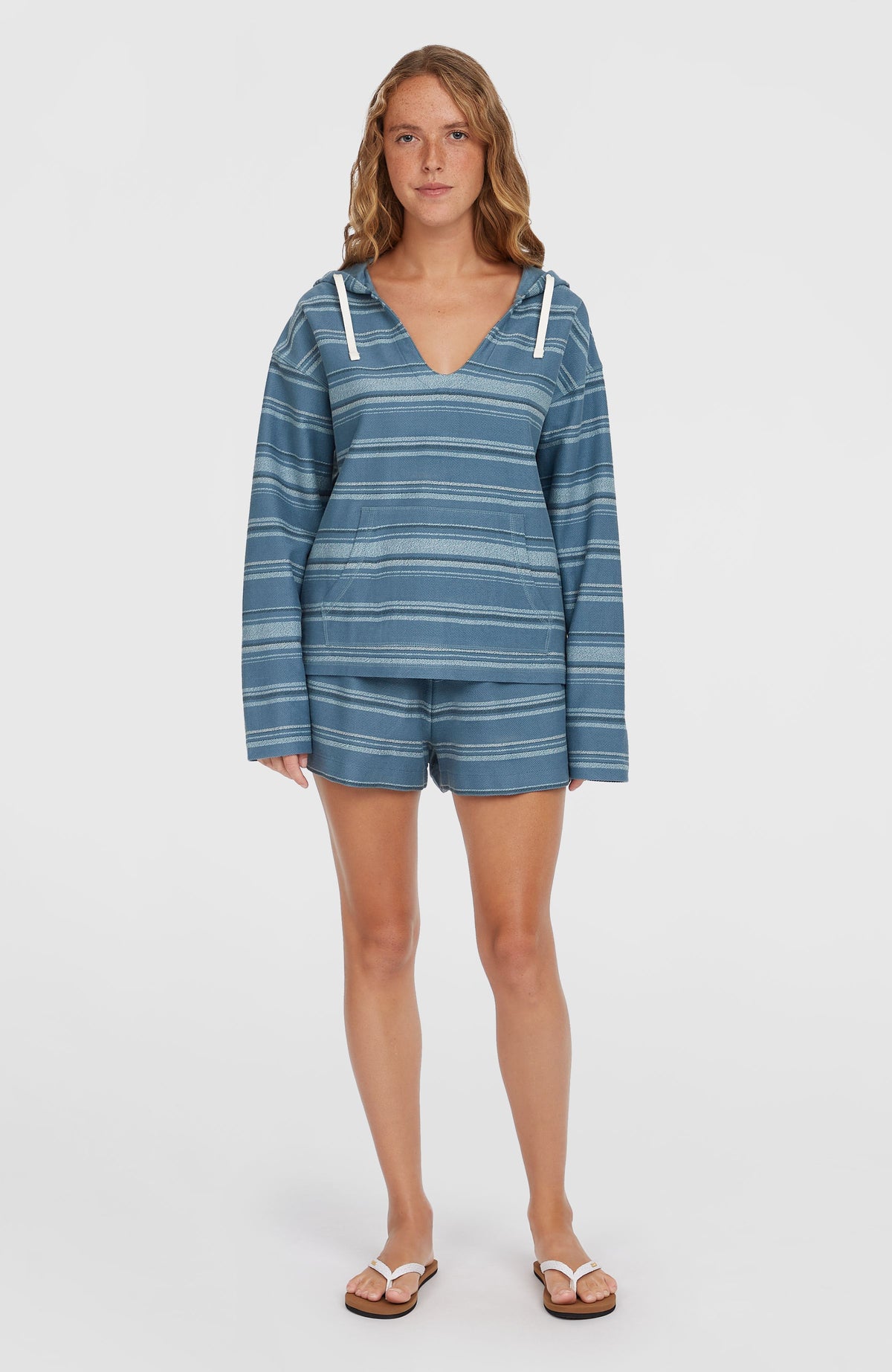 Sweat à capuche Bavaro | Blue Bavaro Stripe