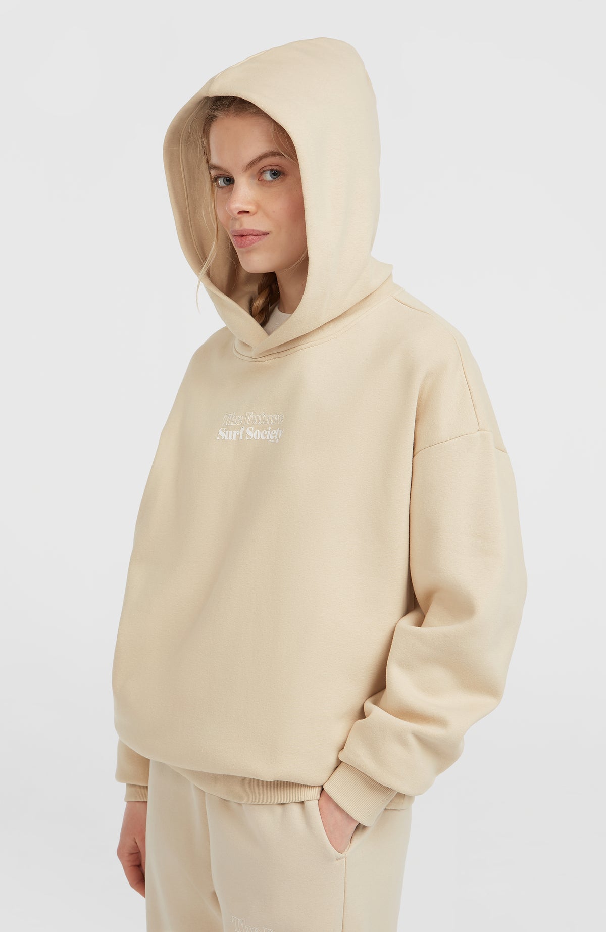 Sweat à capuche Future Surf Society | Macaron