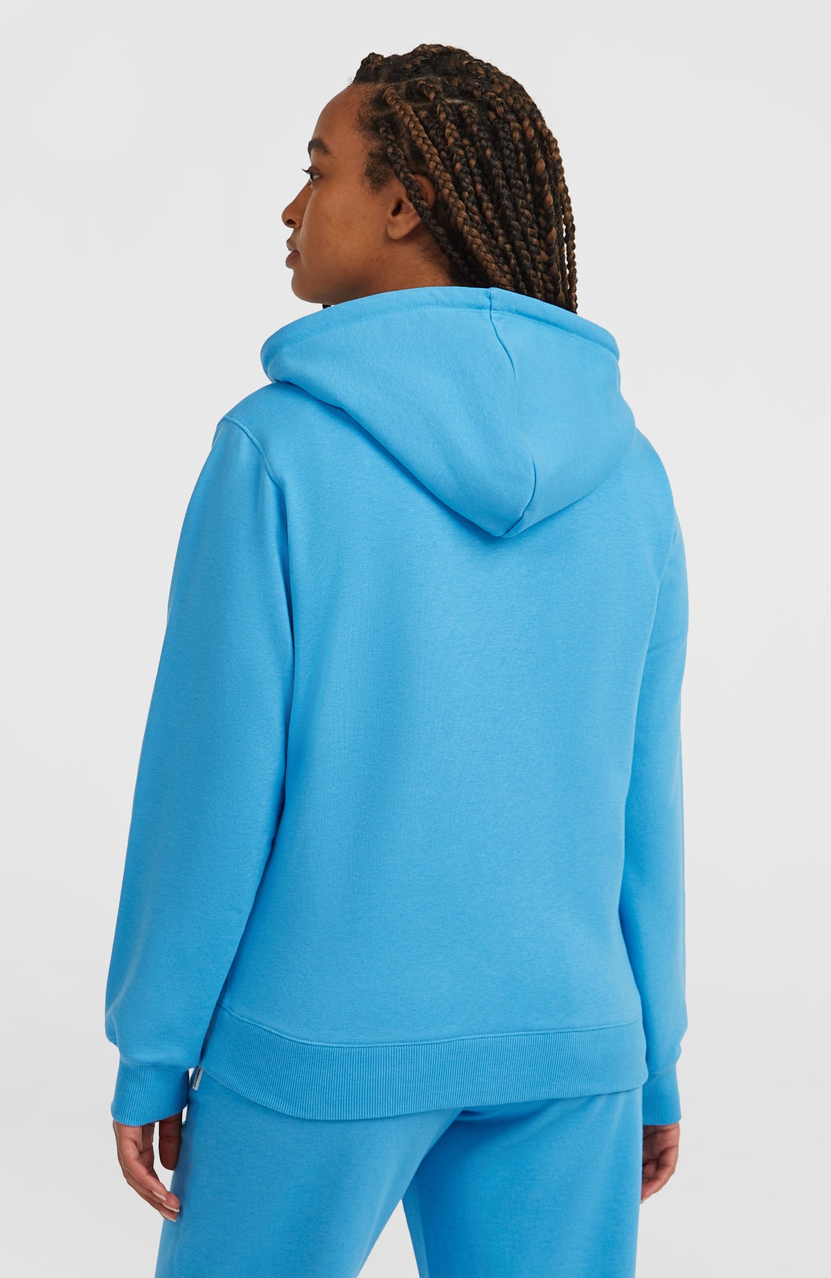 Sweat à capuche Essentials Script | Blue Poppy