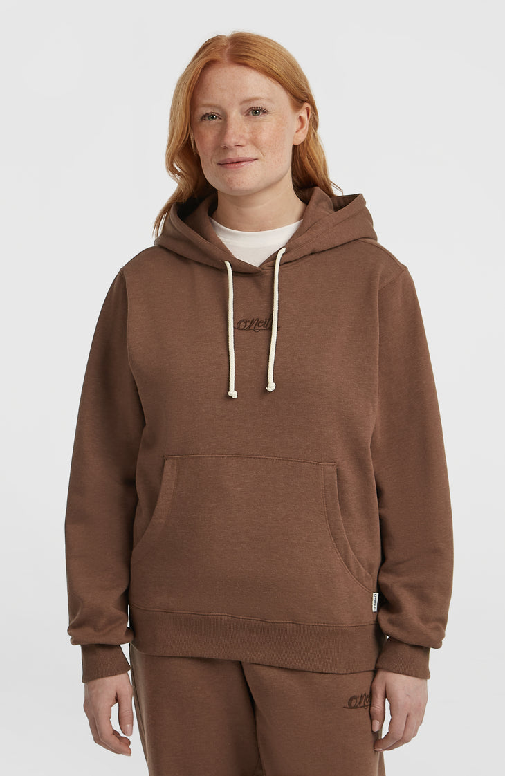 Sweat à capuche Essentials Script | Hazel Spice