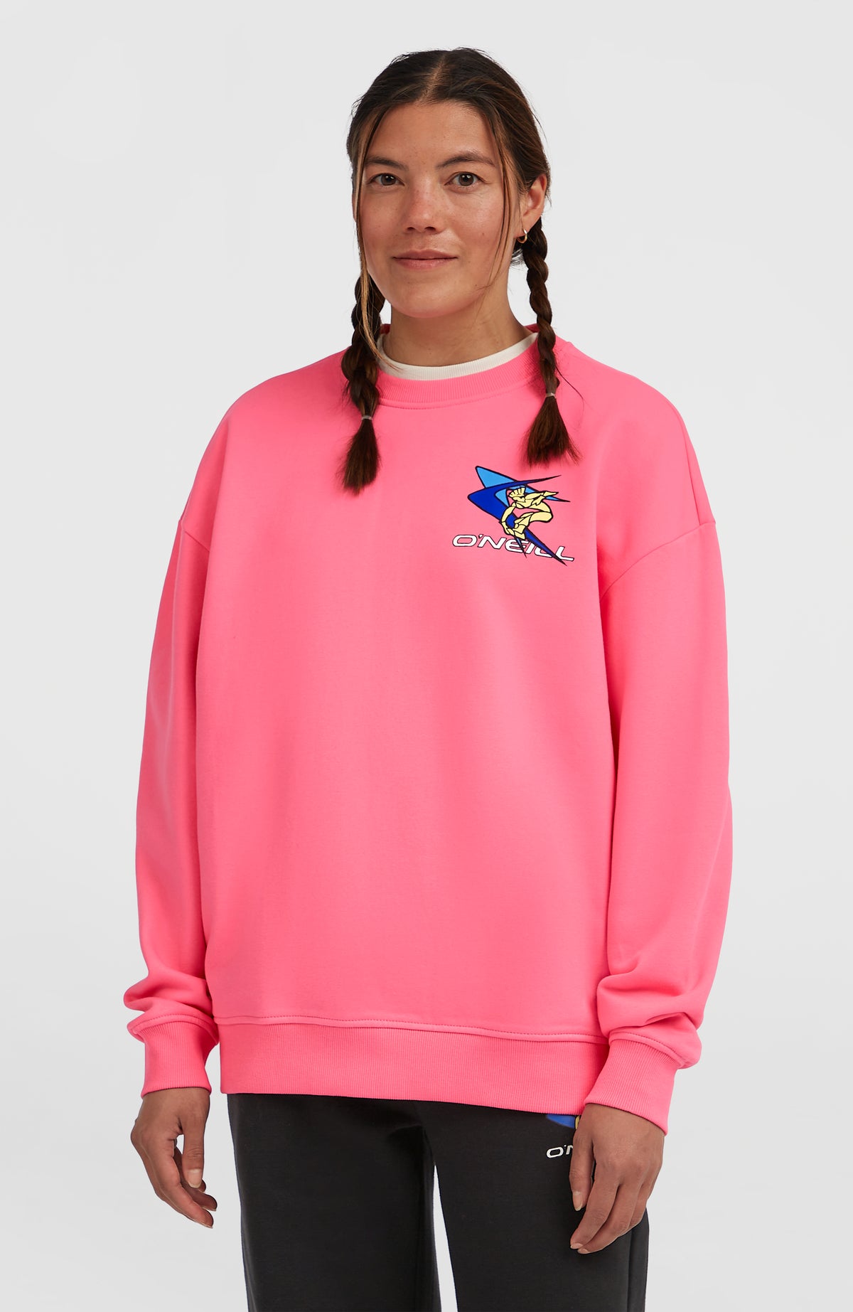 Sweatshirt à col rond FWC'Play | Skater Pink