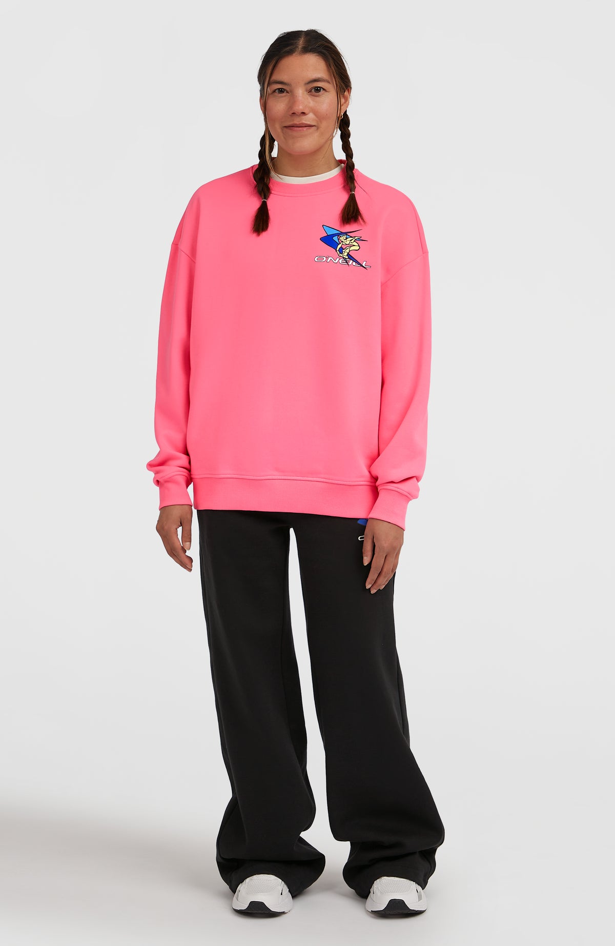 Sweatshirt à col rond FWC'Play | Skater Pink