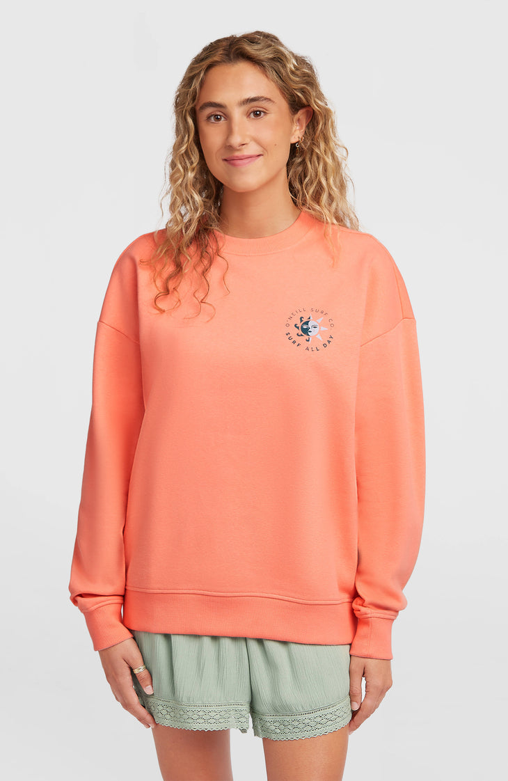 Sweatshirt Summer Must-Have Crewneck | Funky Peach