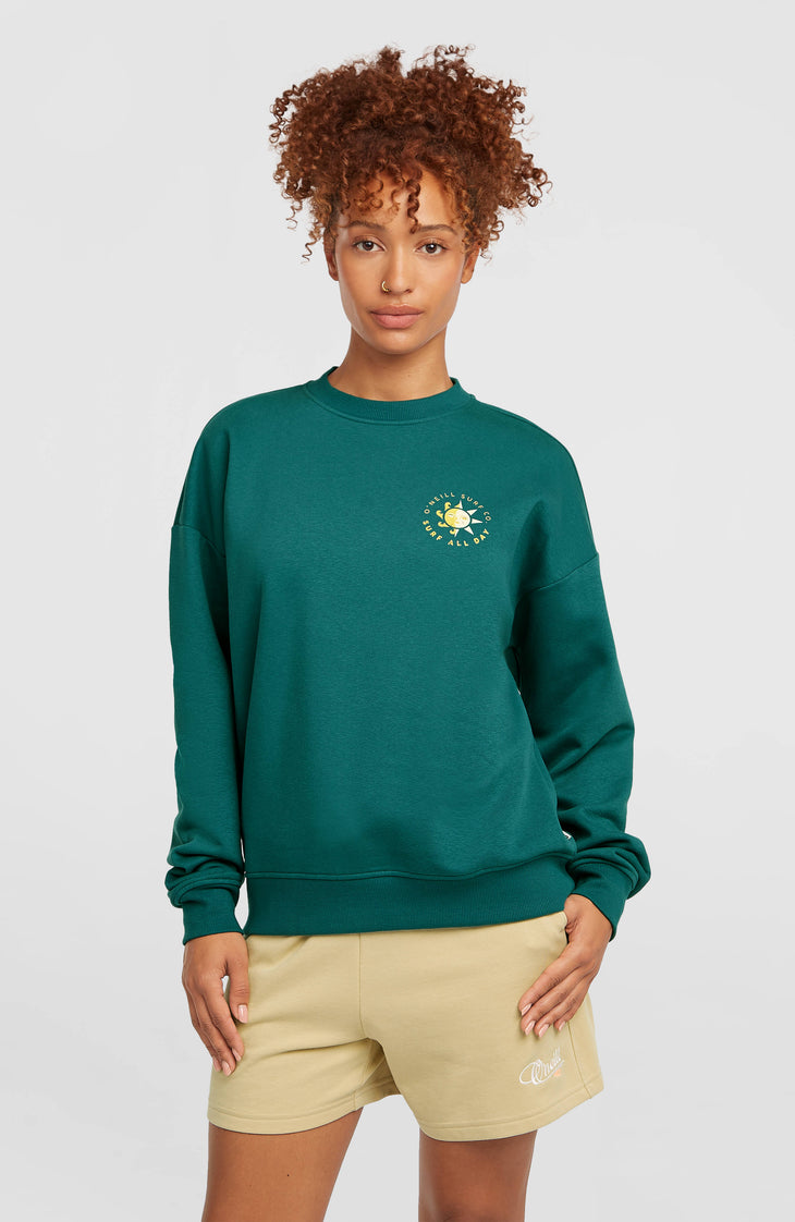 Sweatshirt Summer Must-Have Crewneck | Botanical Heat