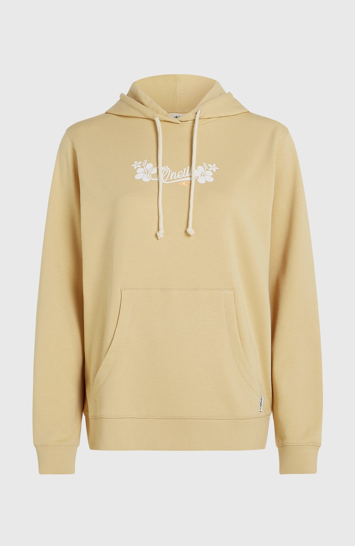 Sweat à capuche Essentials Script | Cocoa Sand
