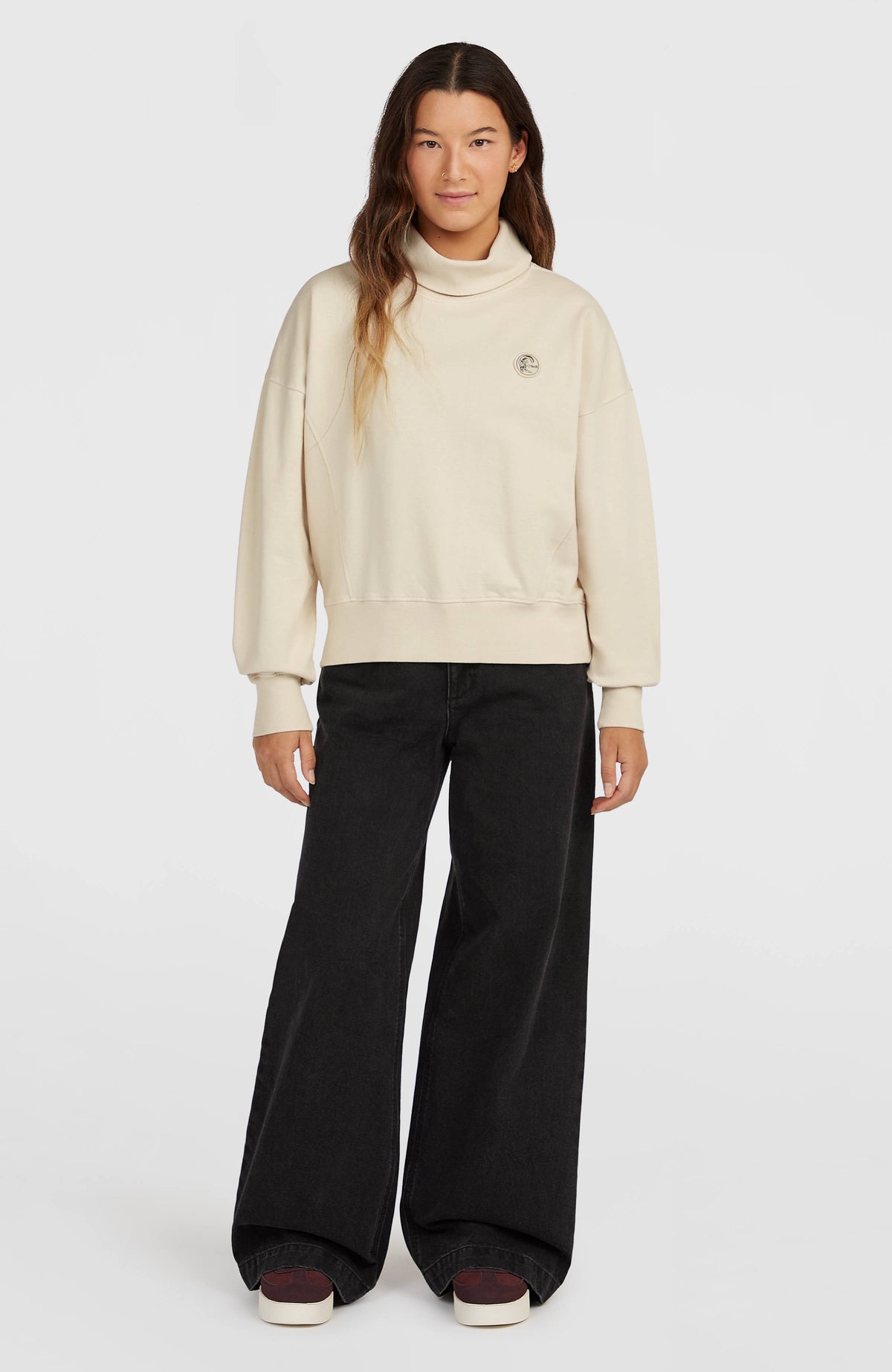 Sweatshirt à col rond et haut O'Riginals | Linen White