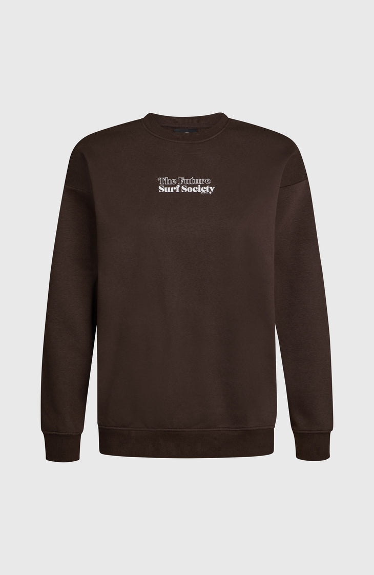 Sweatshirt Future Surf Crew | Coffee Bean