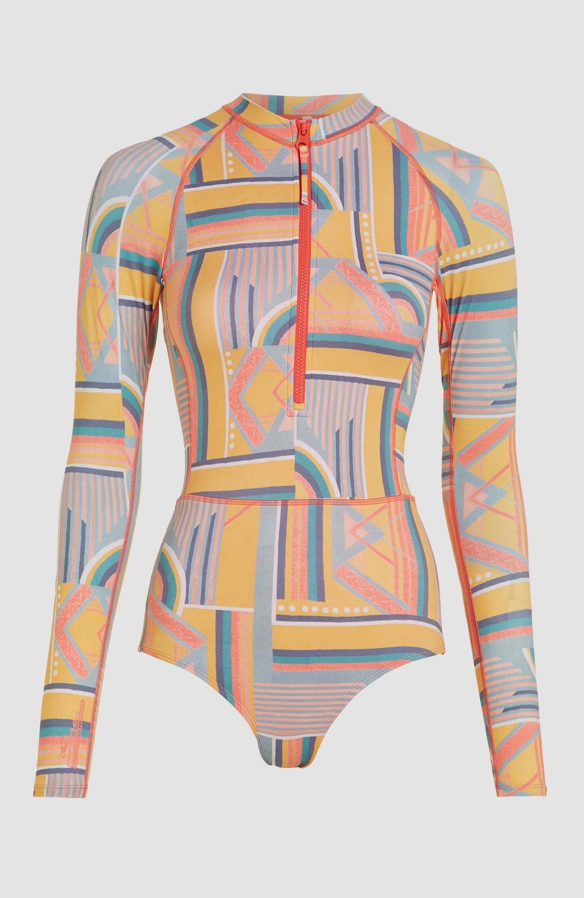 Surfsuit à manches longues Women of the Wave | Yellow Art Geo