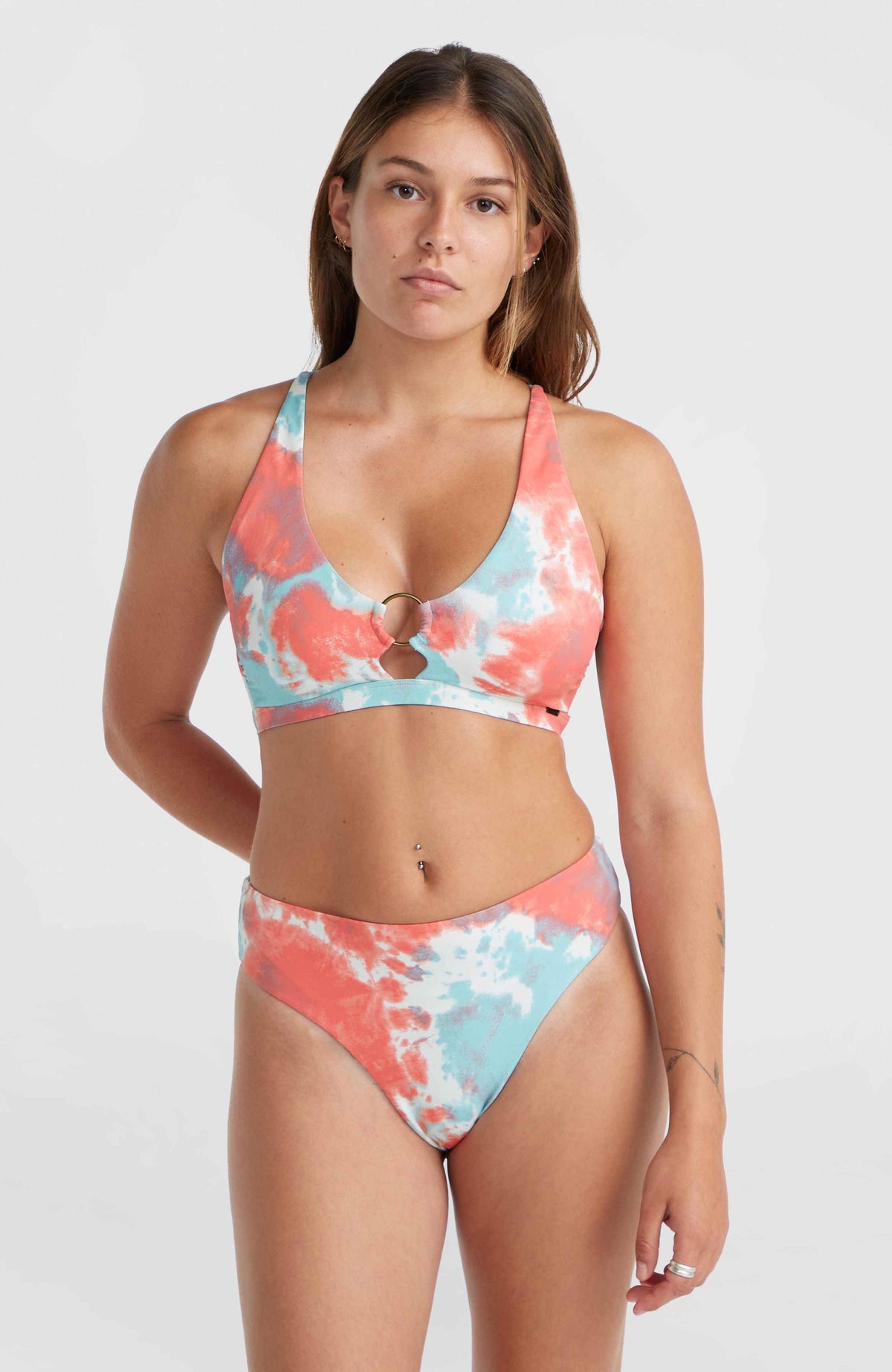 Ensemble de bikinis Lisala New Love Women of the Wave | Pink Ice Cube Tie Dye
