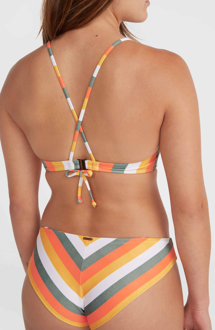 Ensemble de bikinis Baay Maoi | Orange Multistripe