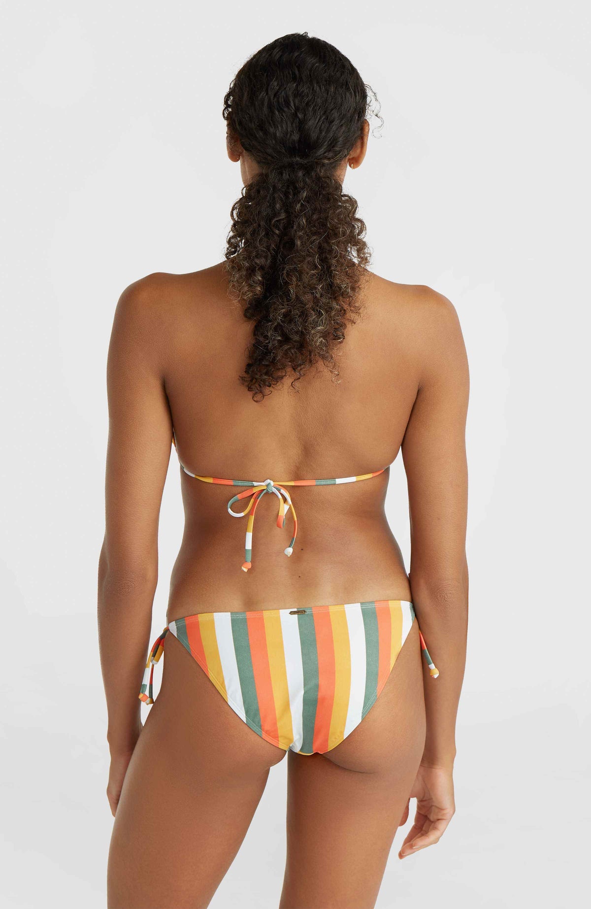 Ensemble de bikinis Capri - Bondey | Orange Multistripe
