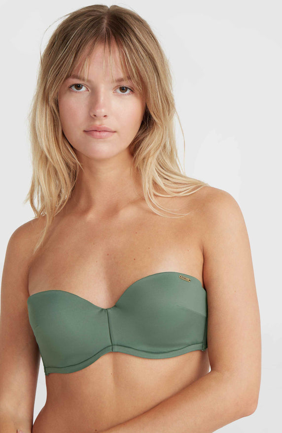 Ensemble de bikinis Knot Bandeau Matira | Yellow Animal Blur Ensemble de bikinis Knot Bandeau Matira | Yellow Animal Blur